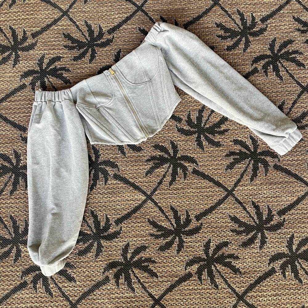 Bershka cropped corset top